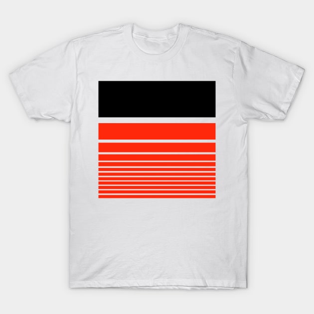 linear pattern abstract art T-Shirt by pauloneill-art